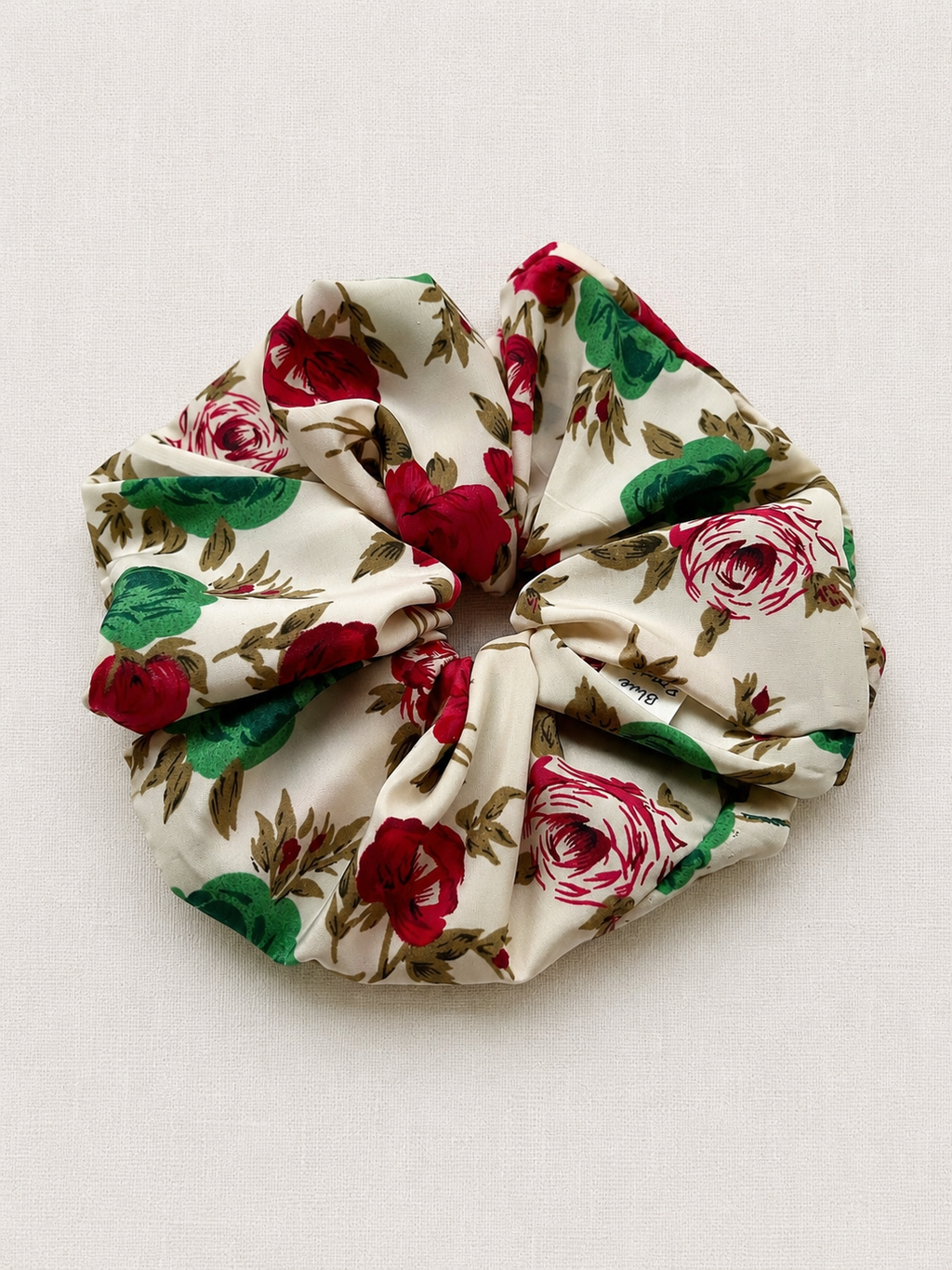 Vintage Bloom satin scrunchie by Blue Poppies