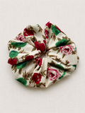 Vintage Bloom satin scrunchie by Blue Poppies